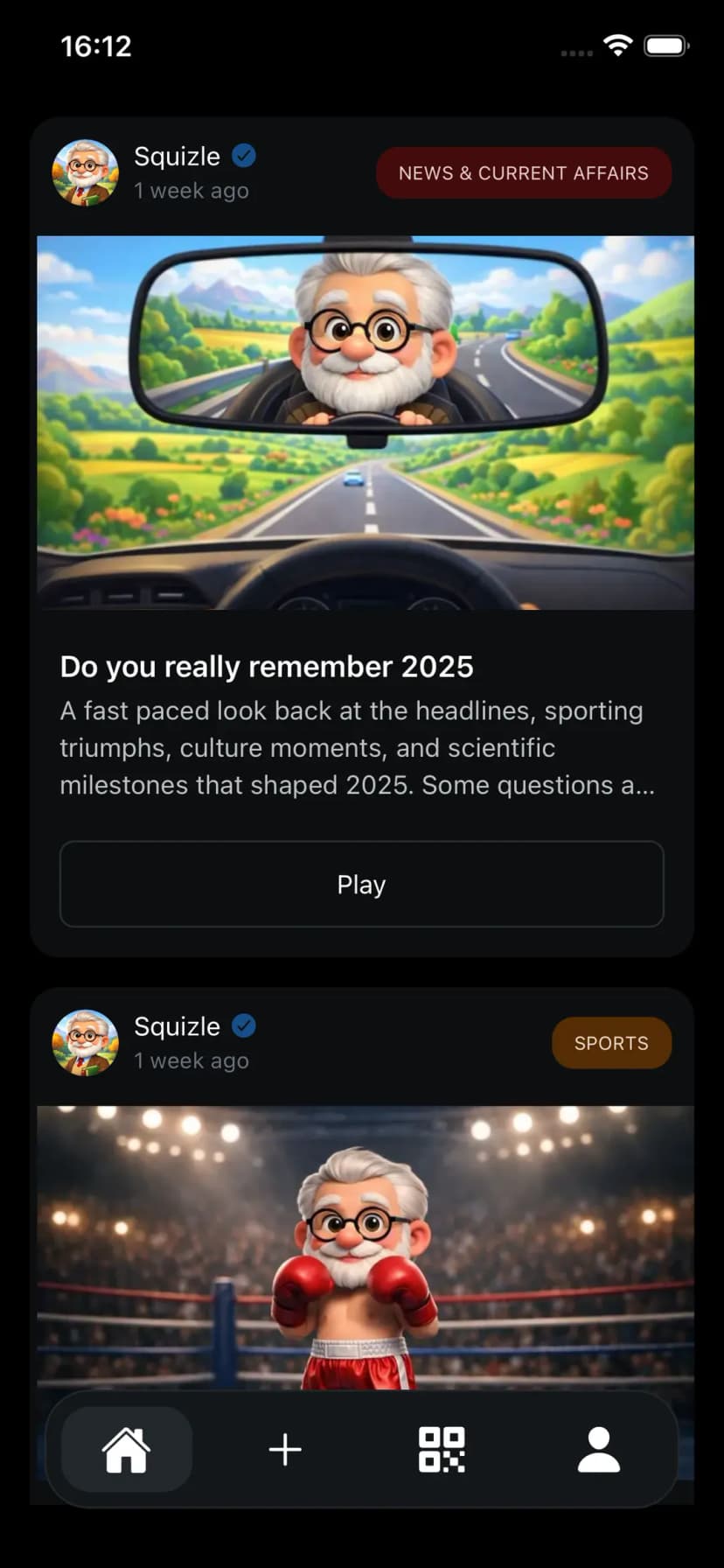 Squizle mobile app